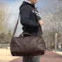 Leather Weekend Bag, thumbnail 4 of 12