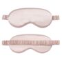 Baby Pink Colour Mulberry Silk Eye Mask, thumbnail 1 of 3