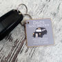 Personalised 'Dad's Taxi' Key Ring, thumbnail 2 of 8