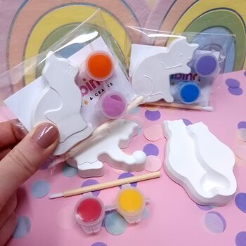 Paint Your Own Cat Craft Kit Party Bag Fillers Two, 2 of 6