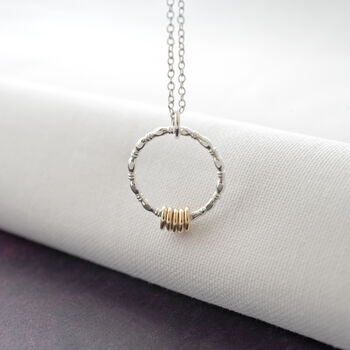 50th Gold And Silver Birthday Necklace, 10 of 12