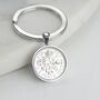 Luxury 70th Birthday 1956 Silver Sixpence Keyring, thumbnail 3 of 6