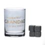 Greatest Grandad Whisky Glass And Whisky Stones, thumbnail 2 of 3