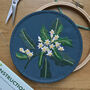 Spring Blossom Green Embroidery Kit, thumbnail 1 of 5