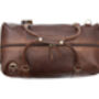 Personalised Luxury Brown Colombian Leather Holdall, thumbnail 10 of 11