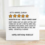 Funny Daughter In Law Birthday Card Five Star Review, thumbnail 3 of 7