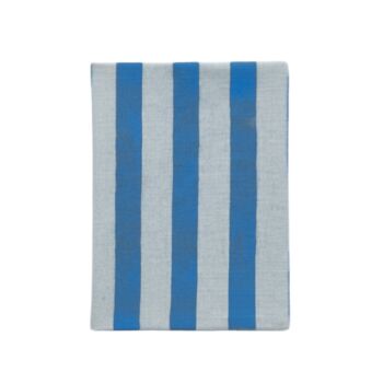 Upcycled A5 Notebook Reused Coffee Cups In Linen Stripe, 4 of 12