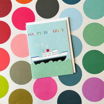 Mini Boaty Birthday Card, 5 of 5