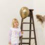 Girls Personalised Lilac Unicorn Pyjamas, thumbnail 3 of 10