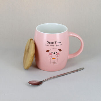Dog Pastel Pink Or Blue Ceramic Tea Coffee Mug G Decor, 5 of 7