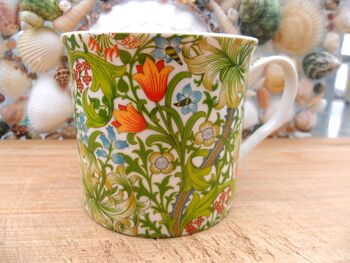 Set Of Six Palace Mugs In Assorted William Morris Designs, 9 of 11