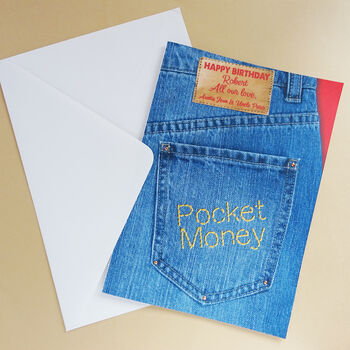 Personalised Pocket Money And Ticket Card, 2 of 7