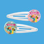 Personalised Gymnastic Fantastic Birthday Hair Clips Gift Set, thumbnail 2 of 3