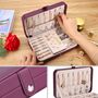 Small Pu Leather Jewellery Travel Box Organiser, thumbnail 2 of 6