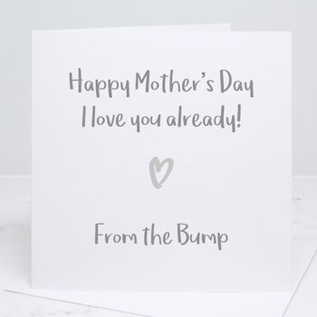 Love From The Bump Mother's Day Card, 4 of 4
