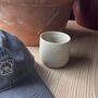 English Bulldog Engraved Ceramic Flat White Tumbler, thumbnail 1 of 8