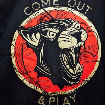 Organic Oversized T Shirt 'Come Out And Play, 3 of 4