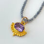 Personalised Gemstone Beaded Necklace And Charms, thumbnail 3 of 7