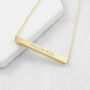 Personalised Horizontal Bar Necklace, thumbnail 5 of 8