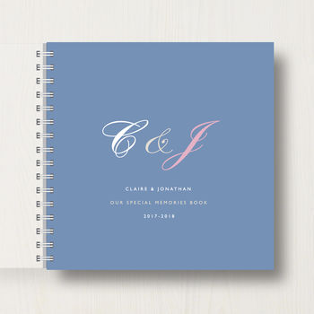 Personalised Couples Memory Book Or Album, 8 of 12