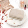 Personalised Velvet Travel Jewellery Box, thumbnail 2 of 11