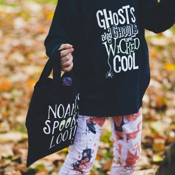 Personalised Spooky Halloween Loot Bags, 2 of 3