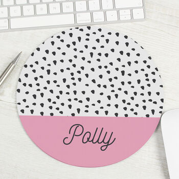 Personalised Dotty Mouse Mat, 2 of 4