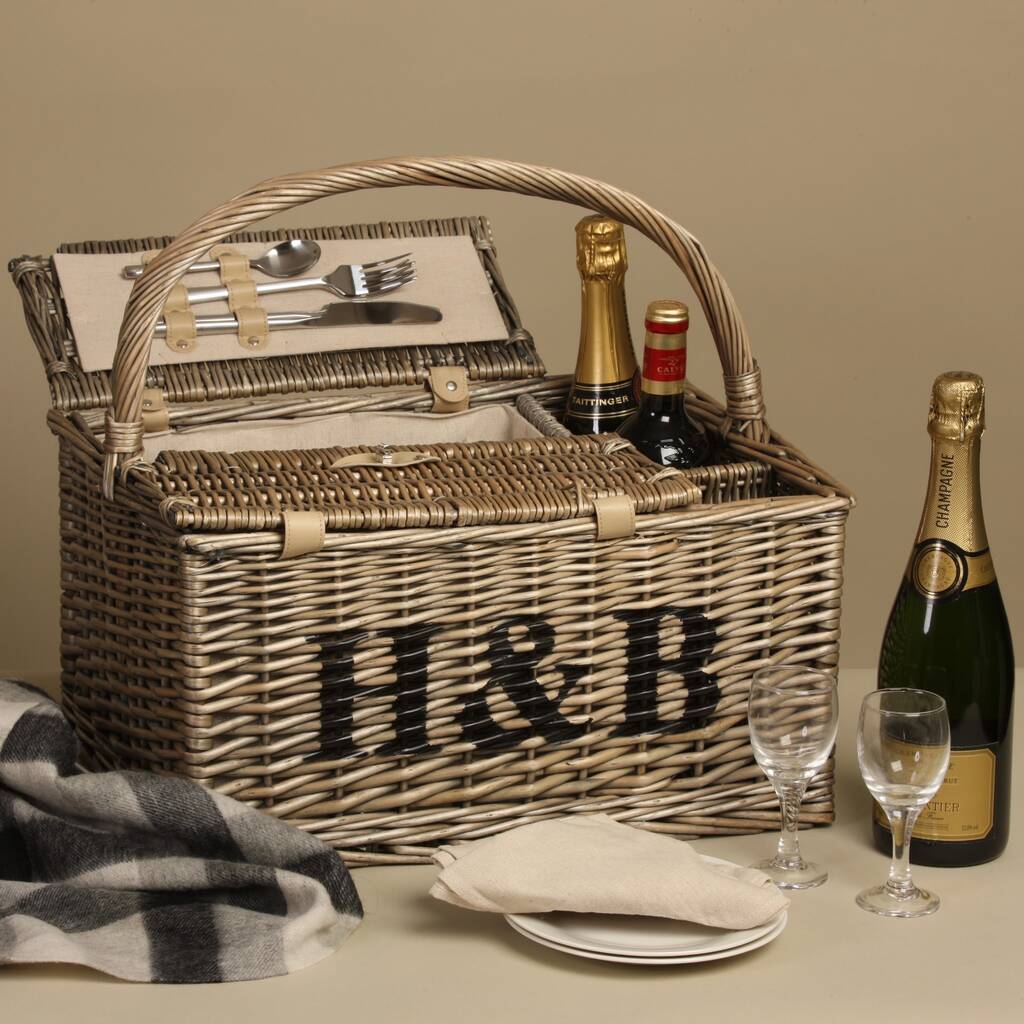 Personalised Four Person Picnic Basket, 1 of 5