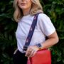 Navy Christmas Robin Bag Strap | Extra Long Crossbody Replacement Bag Strap, thumbnail 2 of 3