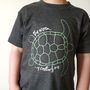 The Ocean Is Calling Turtle Summer Slogan T Shirt, thumbnail 1 of 6