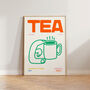 Tea Hand Drawn Illustration Kitchen Wall Art, thumbnail 8 of 9