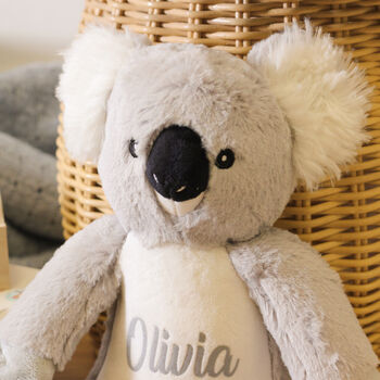 Personalised Koala Soft Toy Teddy Bear Children's Gift, 3 of 6