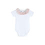 Carmel Floral Frill Collar Baby Bodysuit, thumbnail 1 of 5