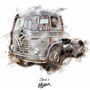 Lorry Personalised Portrait Print, thumbnail 4 of 12