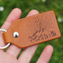 Personalised Camping Great Outdoors Key Fob, thumbnail 1 of 6
