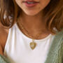 Heart And Chunky Chain Necklace, thumbnail 6 of 10