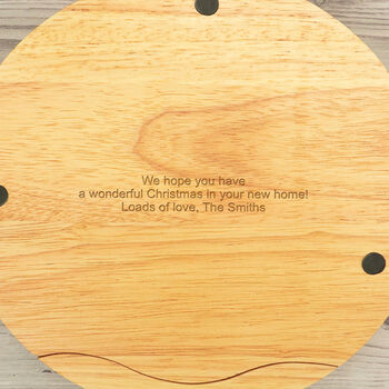 Personalised Couples Christmas Cheese Board Set, 5 of 6