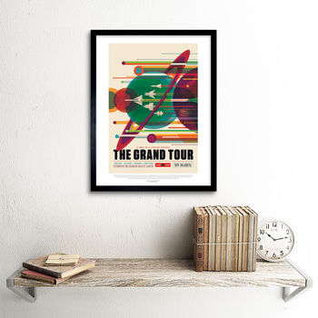 Nasa Space Exploration Travel Advert Tour Art Print, 2 of 3