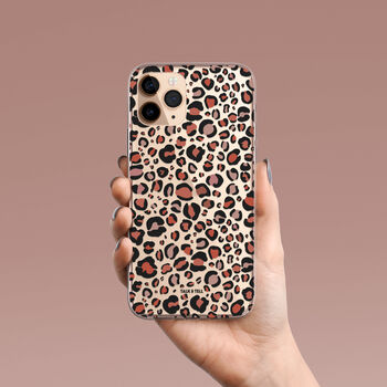 Leopard Print Phone Case For iPhone, 4 of 11