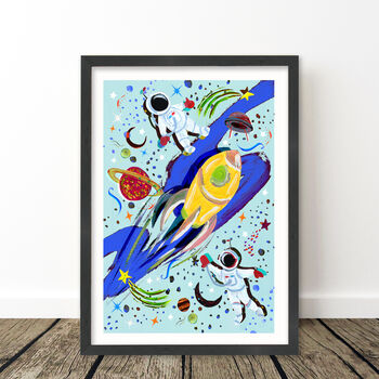 Personalised Children’s Space Prints – Set Of Two To Six, 9 of 12