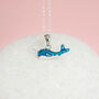 Narwhal Necklace In Sterling Silver, thumbnail 3 of 10