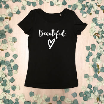 'Beautiful' Valentine T Shirt, 3 of 3