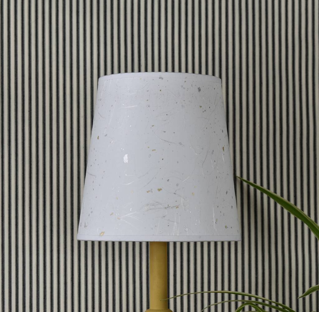 grey gingham lampshade