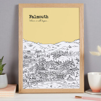 Personalised Falmouth Print, 3 of 9