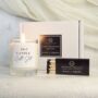 Bereavement Gift Feathers Appear Quote Candle, thumbnail 4 of 6