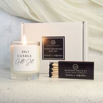 Bereavement Gift Feathers Appear Quote Candle, 4 of 6