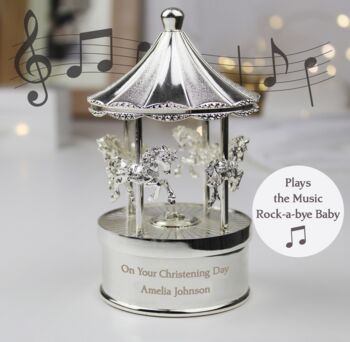 Musical Carousel Keepsake Ornament, 2 of 2