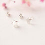 Personalised Star Stud Earrings Congratulations Gift Sterling Silver Exam Results, thumbnail 2 of 6