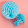 Blue Honeycomb Party Decorations, thumbnail 1 of 4