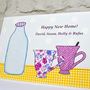 'Teacups' Personalised New Home Card, thumbnail 4 of 4